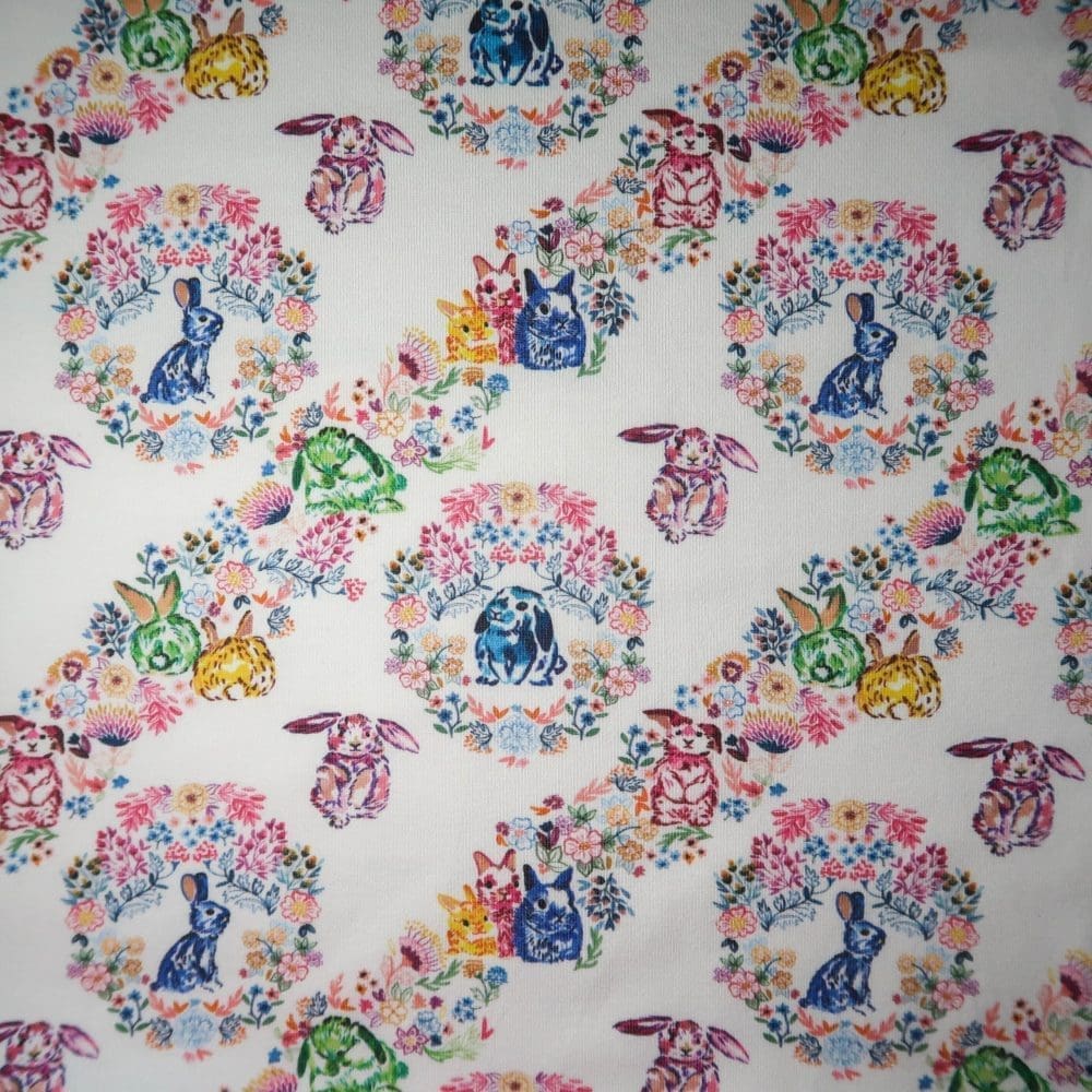 Satin de coton – Jardin anglais