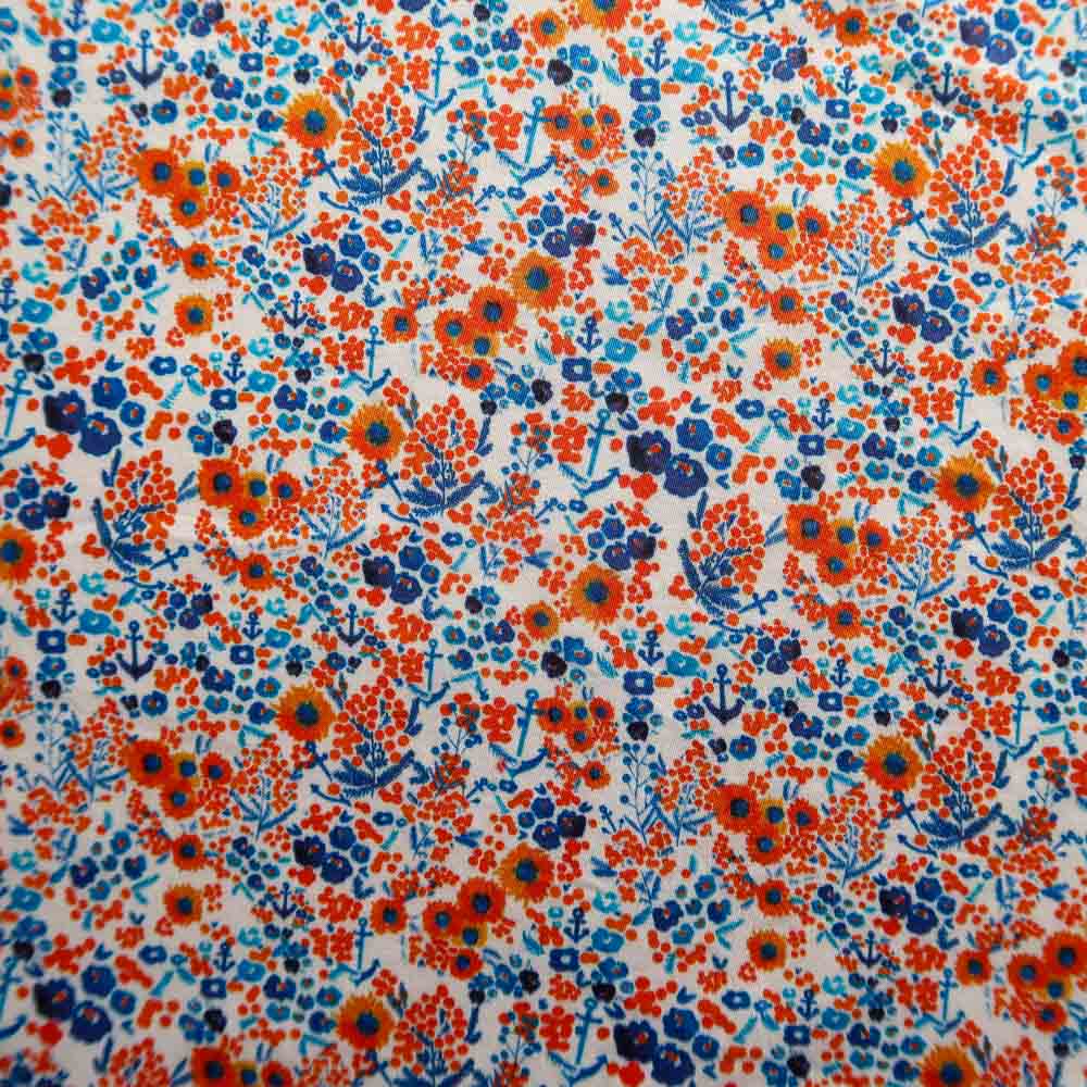 Coton enduit – Mimosa Orange