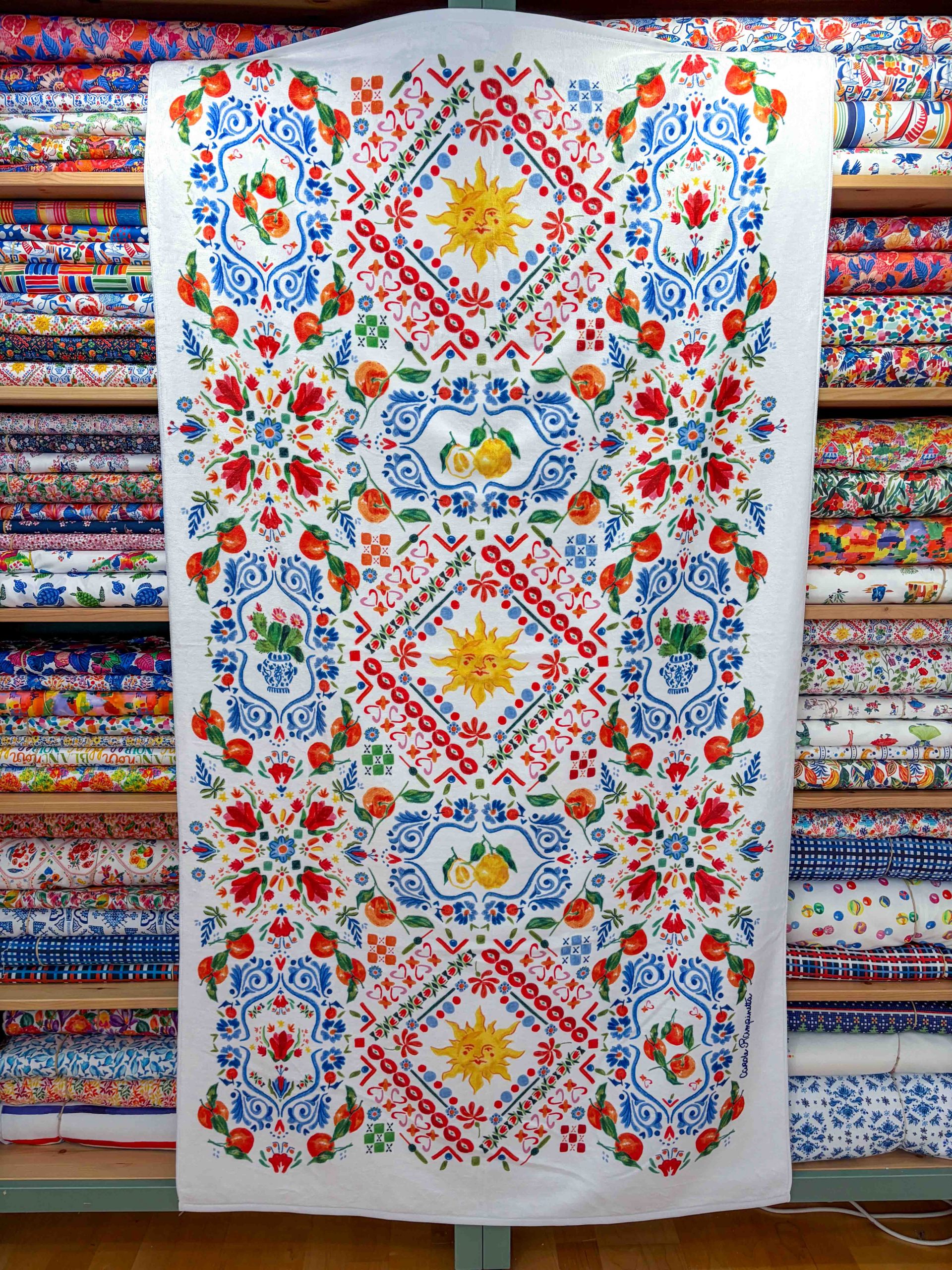 Pré-commande – Serviette de plage – Majolique