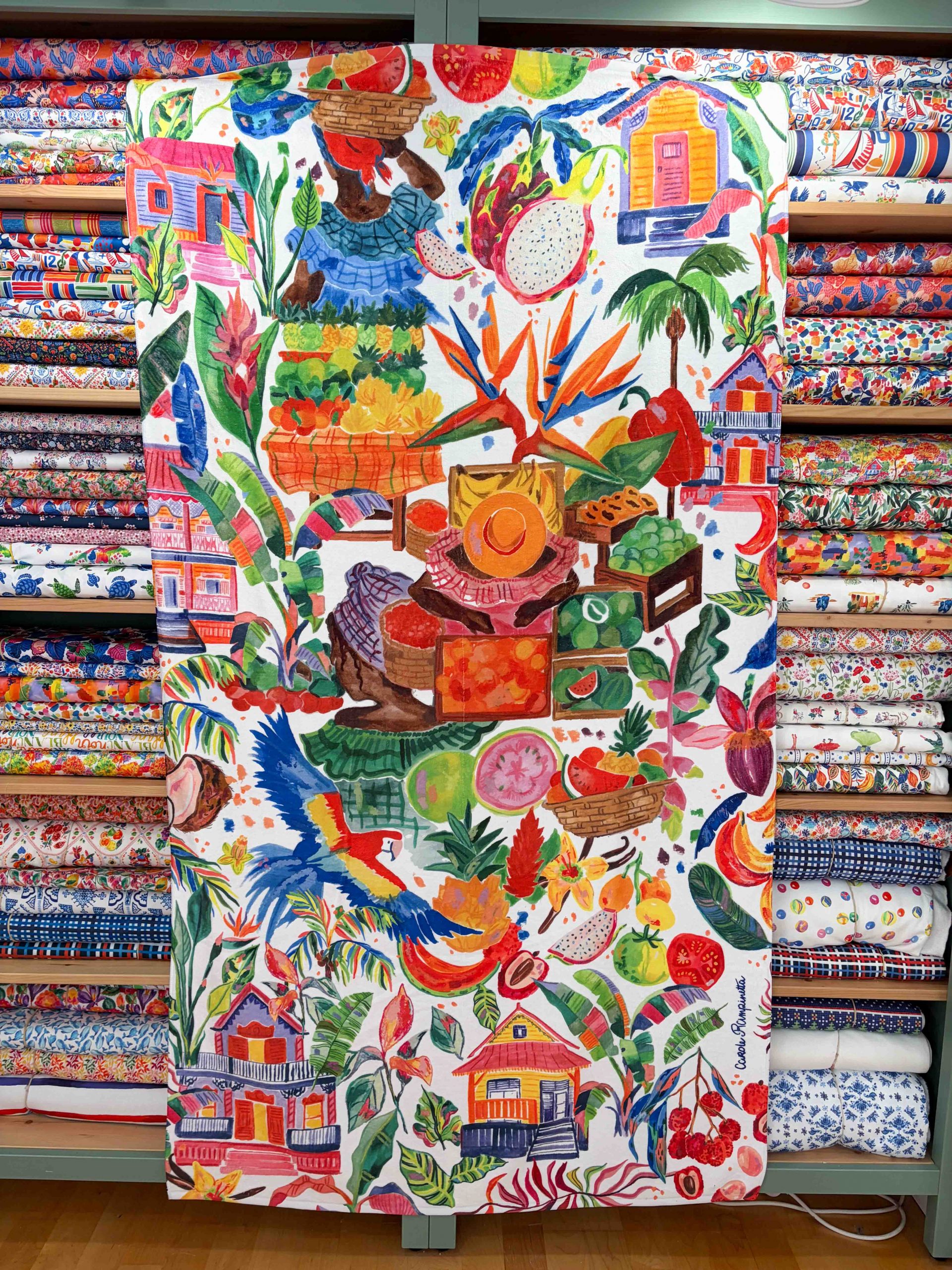 Pré-commande – Serviette de plage – Marché aux fruits